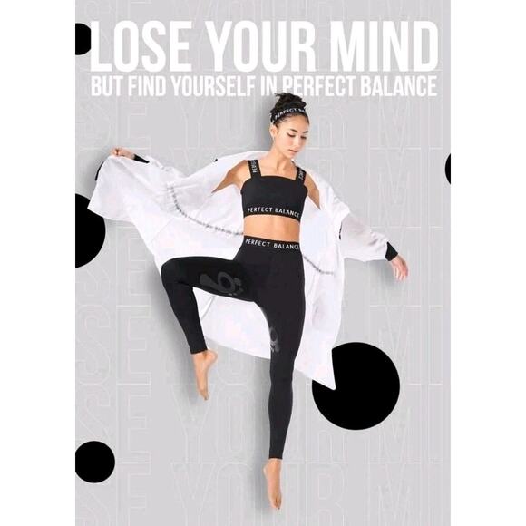 PERFECT BALANCE WORLD Yoga White See-Through Jacket One Size NWT - Picture 1 of 8